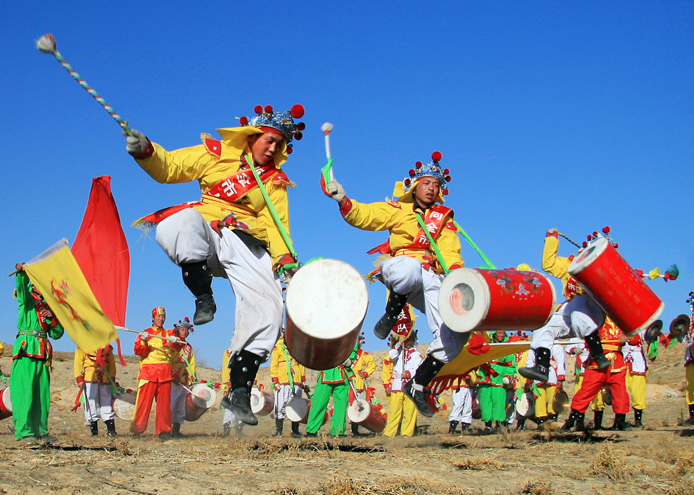 兰州太平鼓(组照)